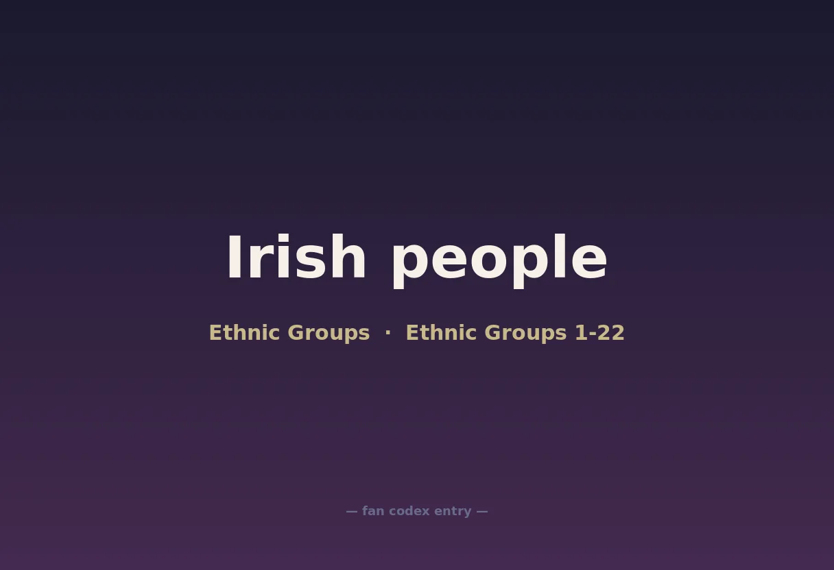 Irish people