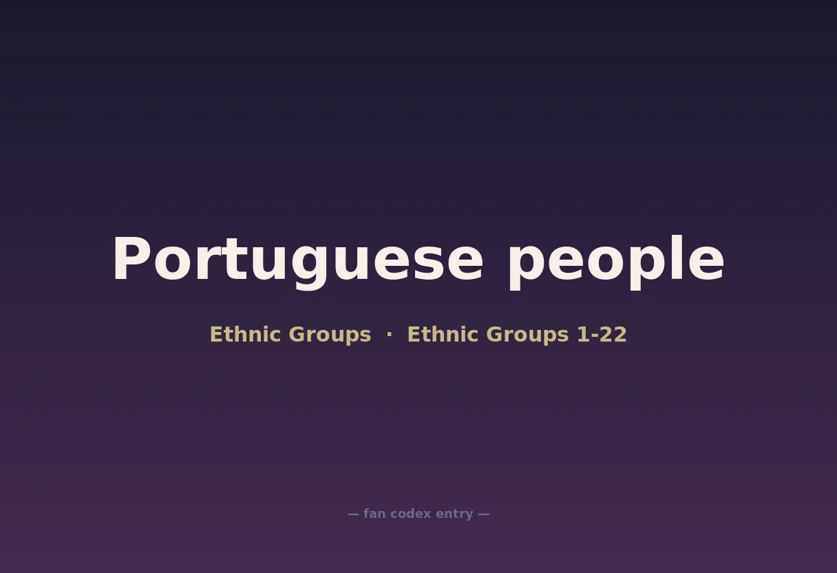 Portuguese people